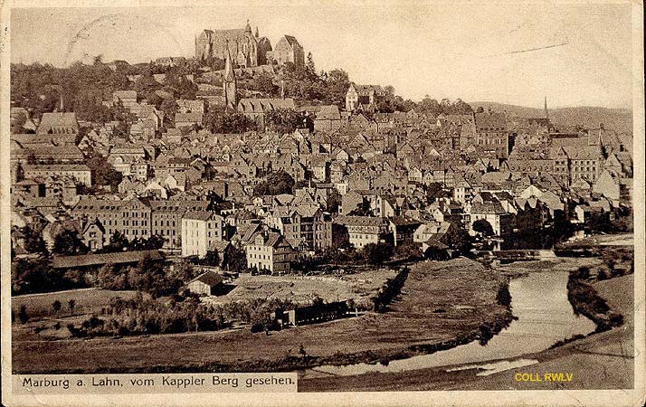 Marburg a. Lahn Ansichtskarte 1912