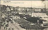 cpa carte postale 1900 Marseille activite du port