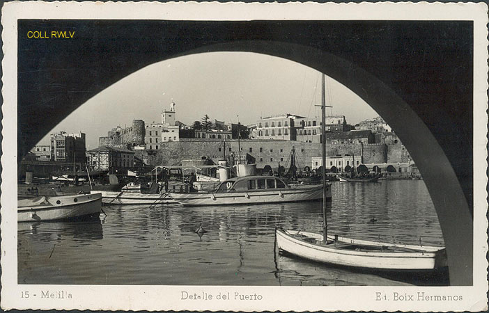 Melilla puerto c1950