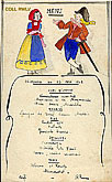 menus de dejeuner 1948