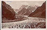 old postcards melting glaciers