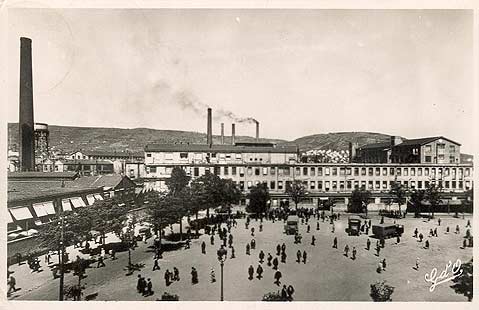 Clermont-Ferrand usines Michelin 1950