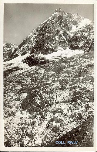 l'Aiguille du Midi et le glacier des Bossons photo Gay-Couttet