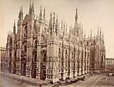 Milano duomo esterno circa 1880