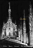 cartolina 1960 Milano duomo tiburio