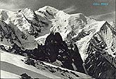 carte postale ancienne le Mont Blanc P Tairraz c1970