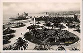 Nice jardins Albert 1er et palais de la Jetee c1930