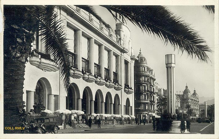 Nice Palais de la Mediterranee carte postale 1931