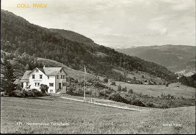 vintage postcard Norheimsund Norway