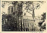 Notre Dame de Paris photo ancienne 1950