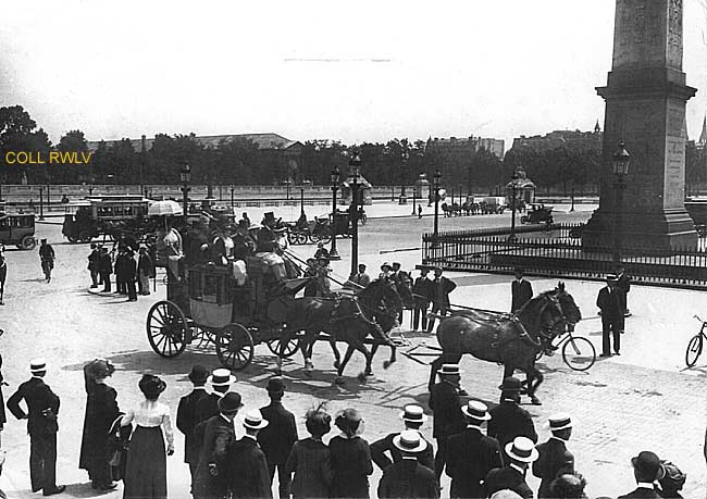 Paris pla de la Concorde 1900 reedition Yvon photo Desoye