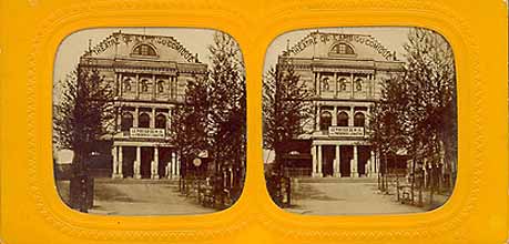 vue stereoscopique Paris theatre de l'Ambigu Comique