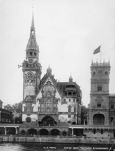 Paris expo 1900 pavillon d' Allemagne