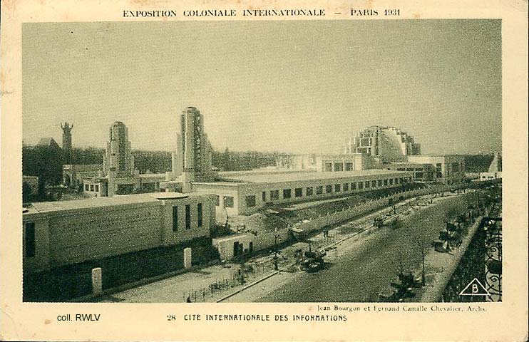 cpa Paris expo coloniale 1931