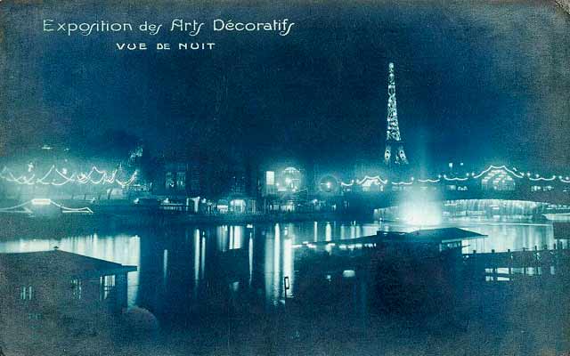 cpa Paris exposition  des Arts decoratifs 1925