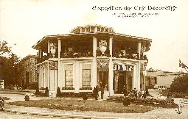 cpa Paris expo Arts Decoratifs 1925 pavillon du Louvre