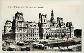 Paris hotel de ville CPA carte postale ancienne