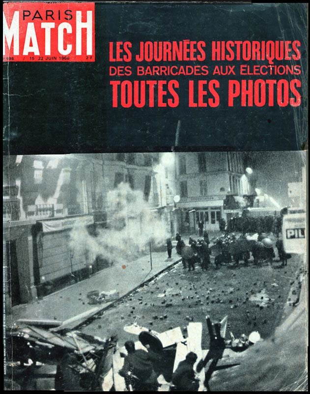 Paris Match no 998 juin 1968 occasion