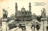 CPA Paris Trocadero et Pont d' Iena 1928