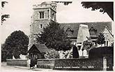 Pinner, parish church vintage postcard