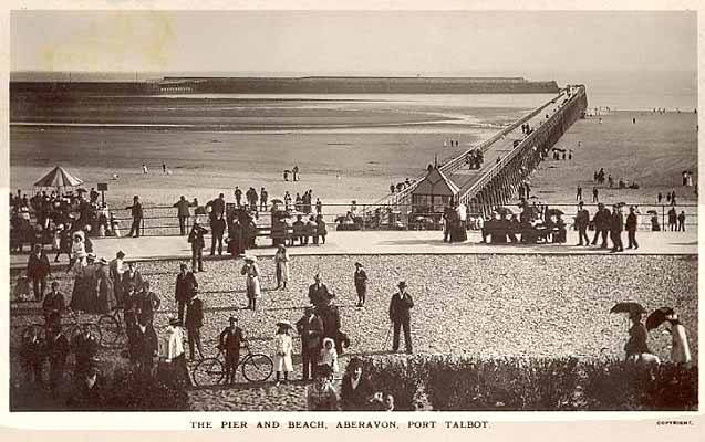 Aberavon Port Talbot vintage postcard 1916