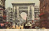 carte postale ancienne Paris la Porte St Denis c1910