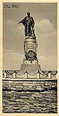 c1930 Port Said the Lesseps monument