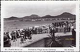 antigua tarjeta postale Puerto de la Luz Gran Canaria 1950