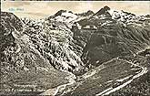 old postcard melting glaciers