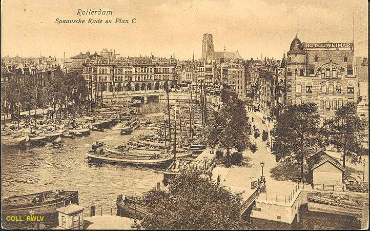 Rotterdam c1905 Spaansche Kade