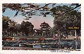 vintage postcard Saigon Viet Nam jardin botanique 1954