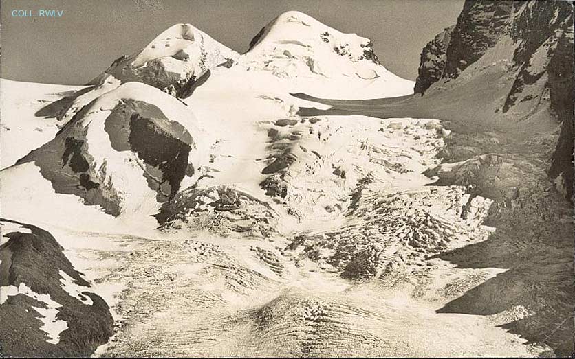 Castor und Pollux Schwaerzegletscher c1930