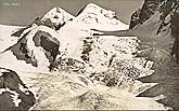 old postcard melting glaciers