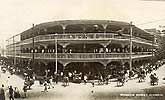 vintage postcard Shanghai Hongkew market 1927