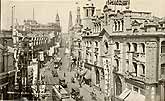 vintage postcard Shanghai Nanking road c1920