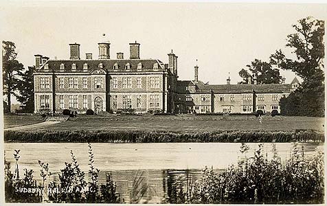 Sudbury Hall vintage  postcard