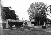 Touraine terrasse de chateau vers 1940