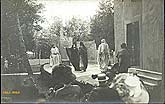 carte photo theatre de plein air 1900