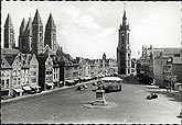 Tournai grand'place c1950