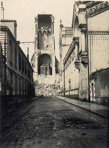 Tours catastrophe de la tour Charlemagne 1928