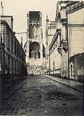 Tours ecroulement de la tour Charlemagne 1928