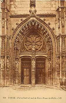 Tours eglise N D La Riche en 1900