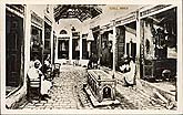 carte postale ancienne Tunis souk el sekadjine