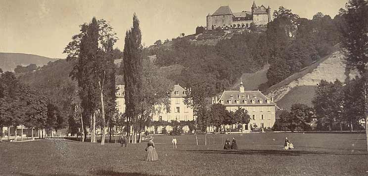 photo ancienne Uriage vers 1880