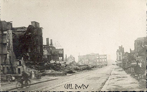 ville bombardée