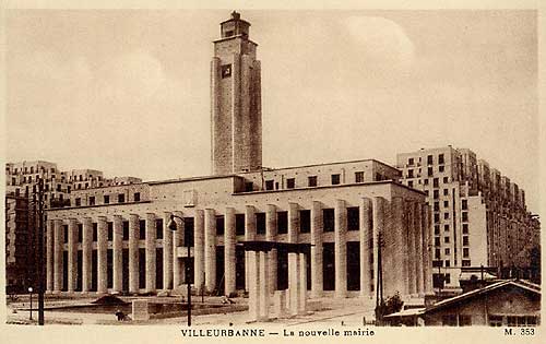 Villeurbanne mairie par Robert Giroud 1934