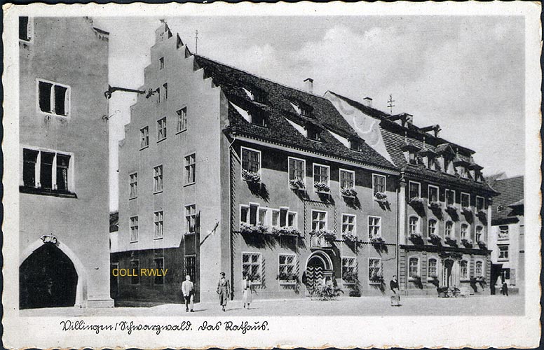 Postkarte Villingen Schwarzwald 1940