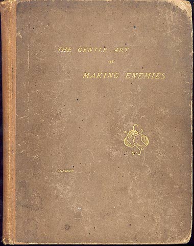 James Whistler the gentle art of making enemies 1890